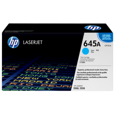 Cartucho original de tóner cian HP 645A LaserJet (C9731A)