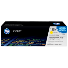 Cartucho original de tóner amarillo HP 125A LaserJet (CB542A)
