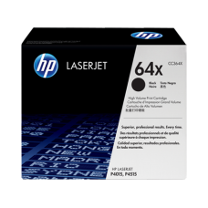 Cartucho original de tóner negro de alto rendimiento HP 64X LaserJet (CC364X)