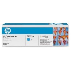 Cartucho original de tóner cian HP 304A LaserJet (CC531A)