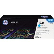 Cartucho original de tóner cian HP 123A LaserJet (Q3971A)